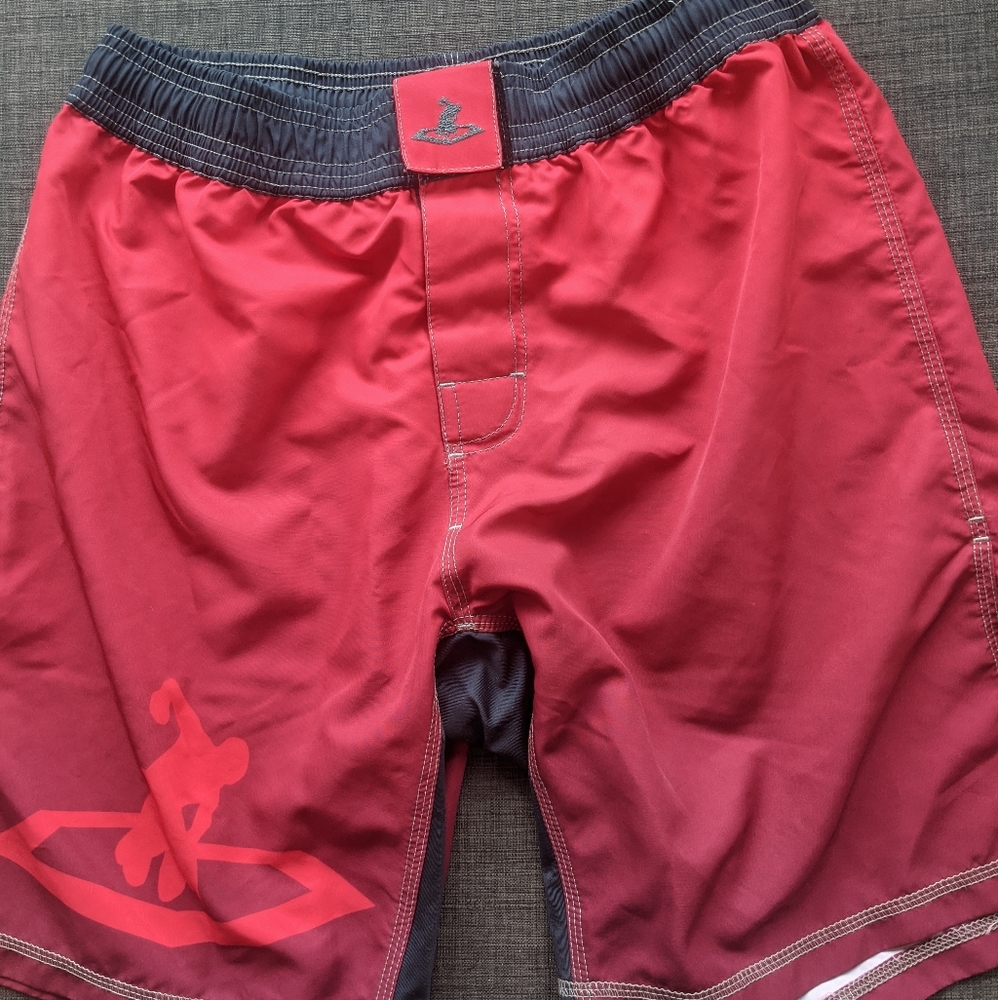 TITLE MMA Boxing Shorts, Red